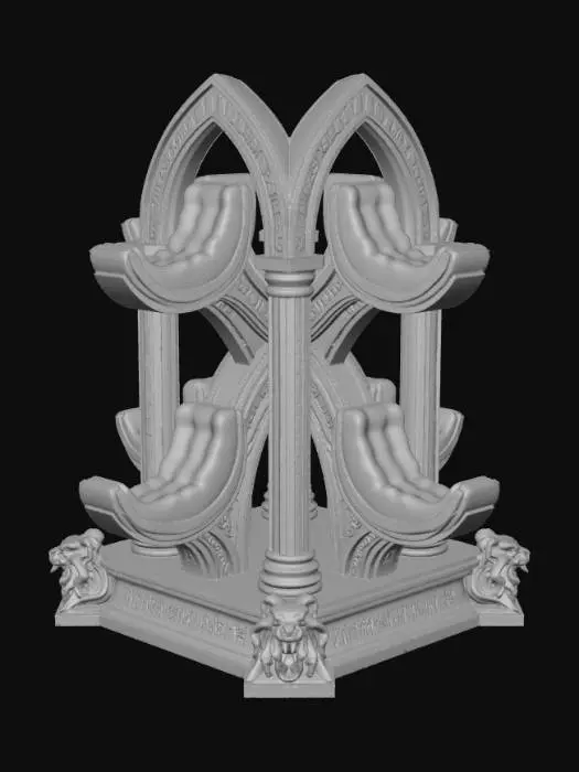 3D model for Enchanted Thrones of Asgard