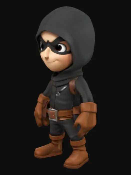 3D model for Stealthy Adventurer