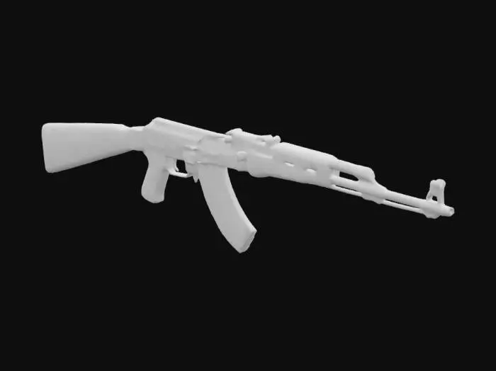 3D model for AK47 Rifle