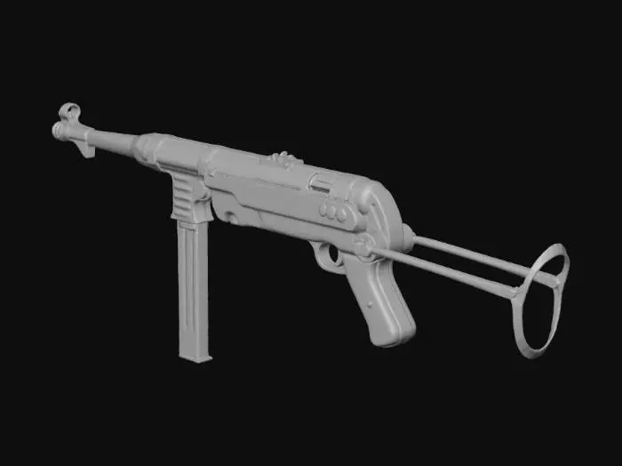 3D model for MP40 Submachine Gun