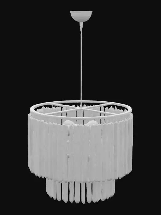 3D model for Wooden Cascade Chandelier