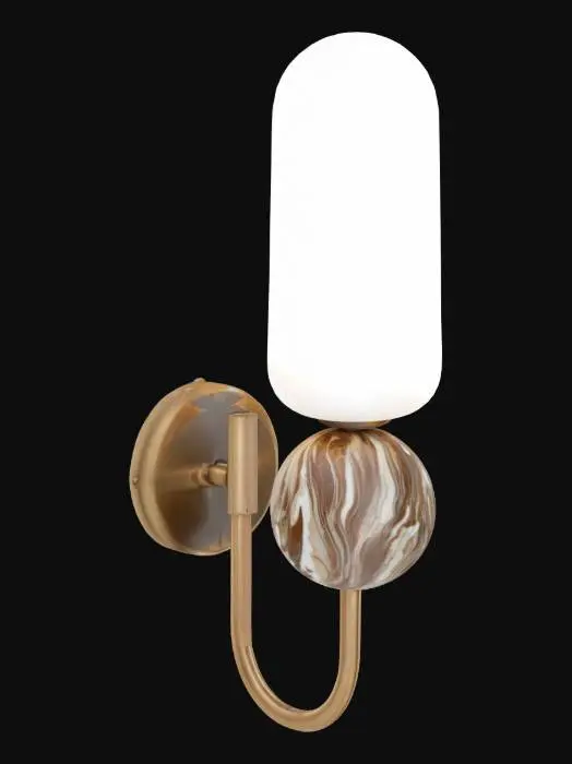 3D model for Gold Sphere Sconce