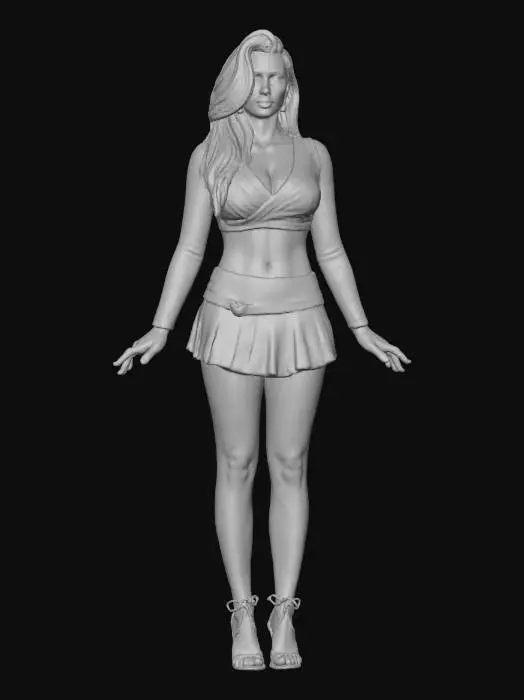 3D model for Elegance in Plaid