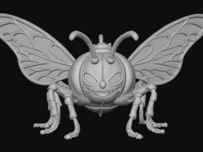 3D model for Halloween micro-bug, #Halloween2025#