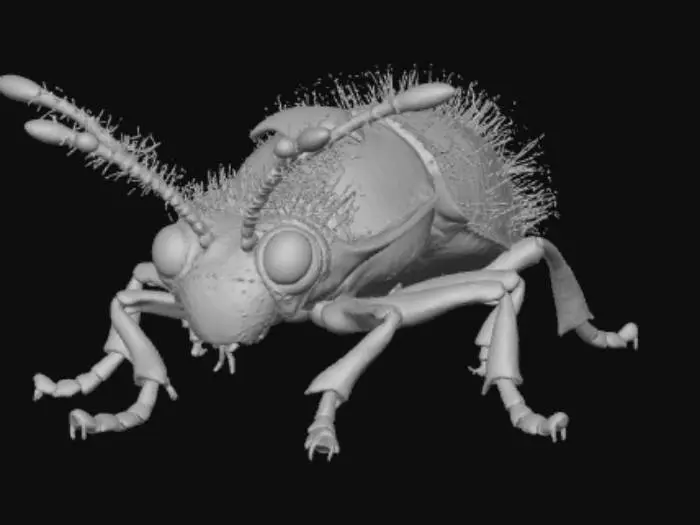 3D model for Halloween micro-bug, #Halloween2025#
