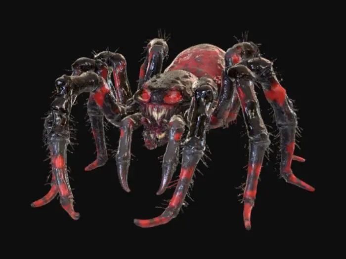 3D model for The Bloodthirsty Berserker Spider