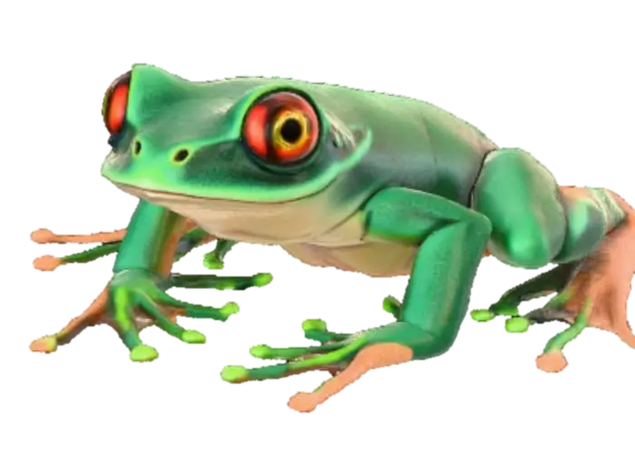 Frog Evolved Varient - Variant 3D model, vytvořený pomocí AI