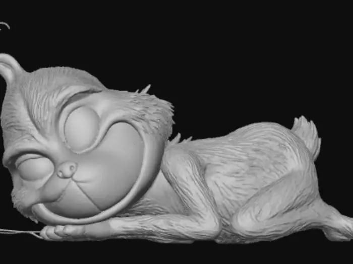 3D model for Sleeping Baby Grinch