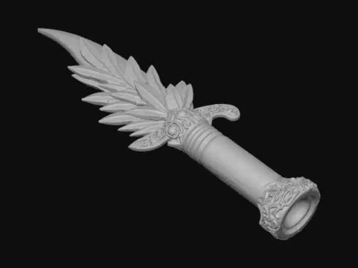 3D model for High detail, Weapon, with thanksgiving design, #Thanksgiving#