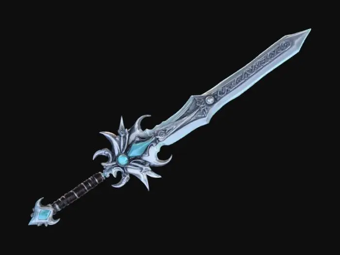 3D model for High detail, legendary, anime, extravagant, Artifact weapon