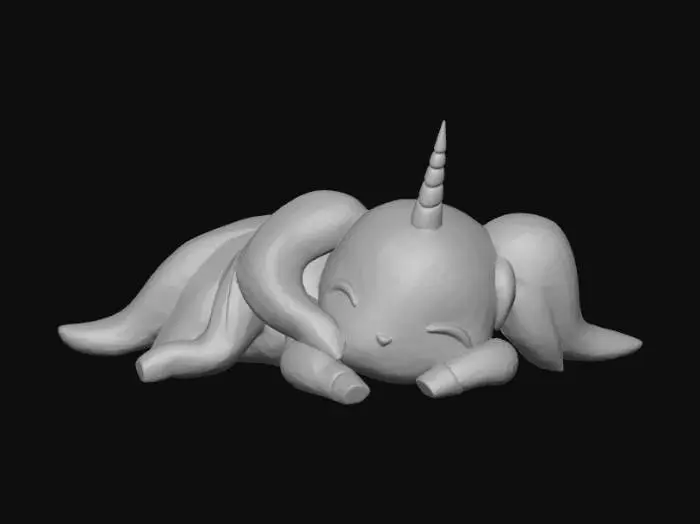 3D model for Slumbering Creature