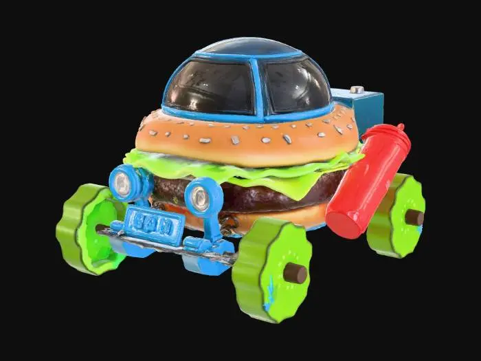 3D model for Burger Car Adventure