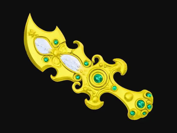 3D model for High detail, ridiculous, cartoon, weapon