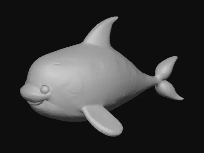 3D model for Orca whale Emoticon