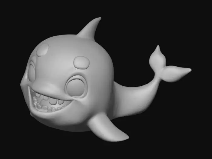 3D model for Orca whale Emoticon