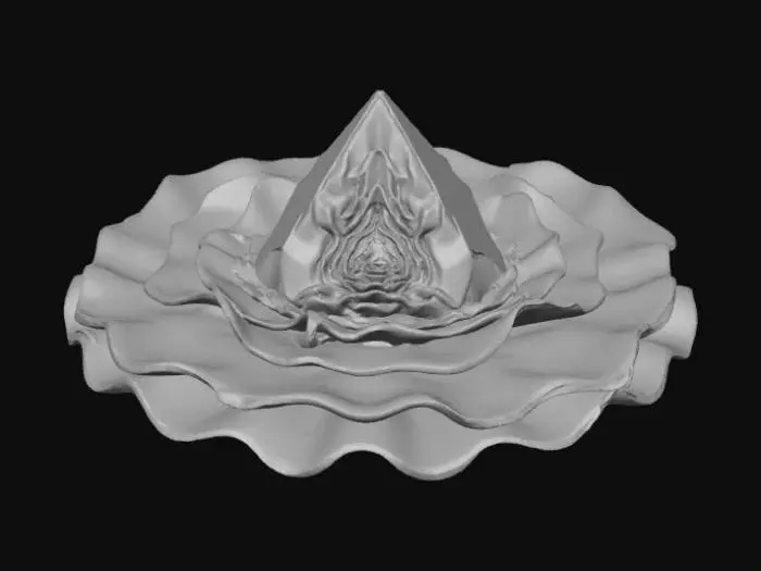 3D model for High detail, abstract, bermuda triangle.