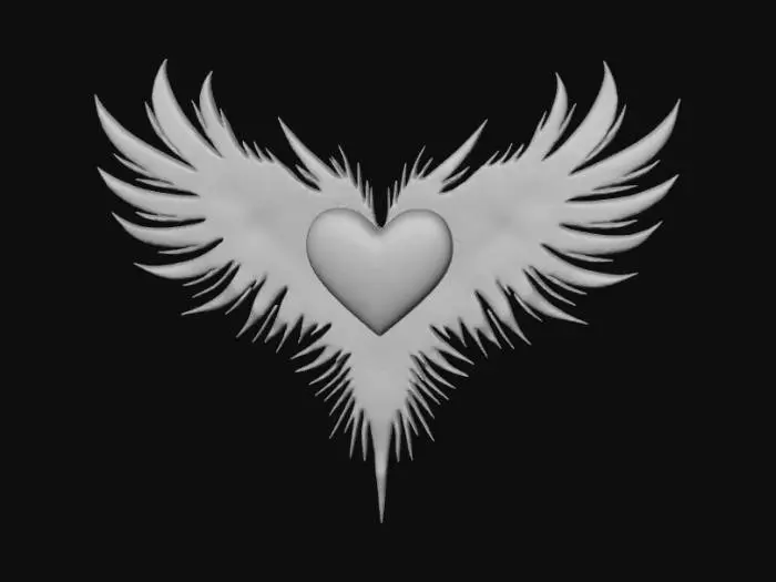 3D model for Heart Breaking Confusion, Music Band Logo