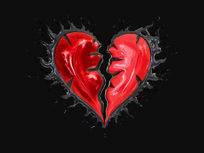 3D model for Heart Breaking Confusion, Music Band Logo