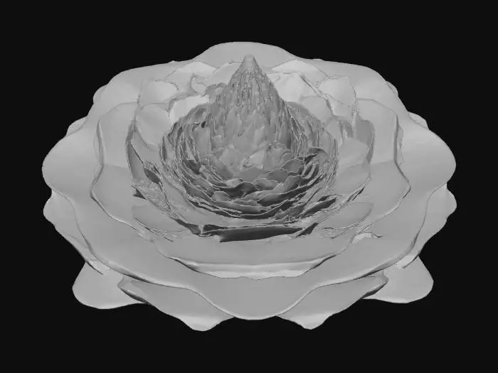 3D model for High detail, abstract, bermuda triangle.