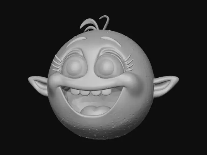 3D model for Giggle Emoticon
