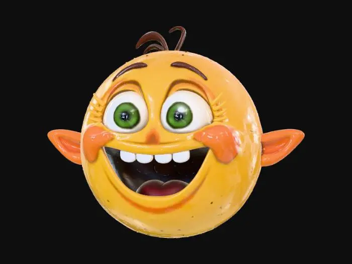 3D model for Giggle Emoticon