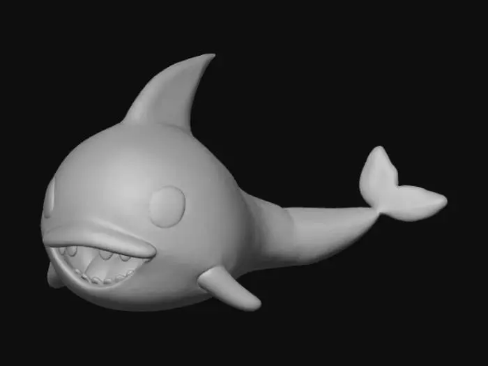 3D model for Orca whale Emoticon