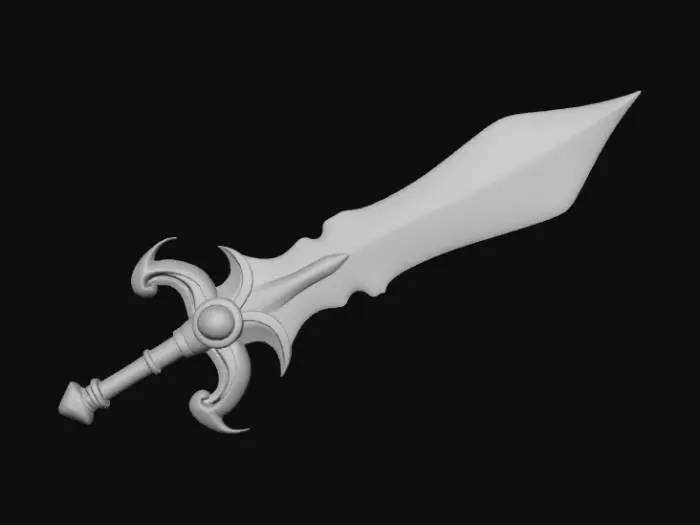 3D model for High detail, ridiculous, cartoon, weapon