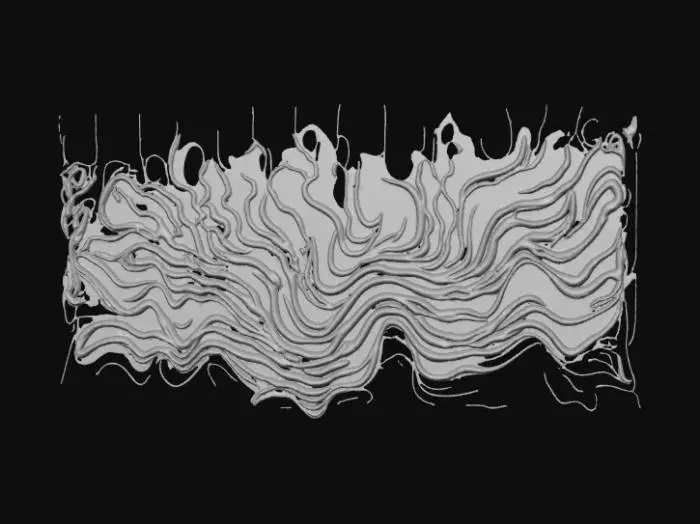 3D model for High detail, abstract, wall art