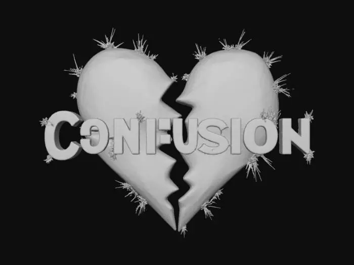 3D model for Heart Breaking Confusion, Music Band Logo