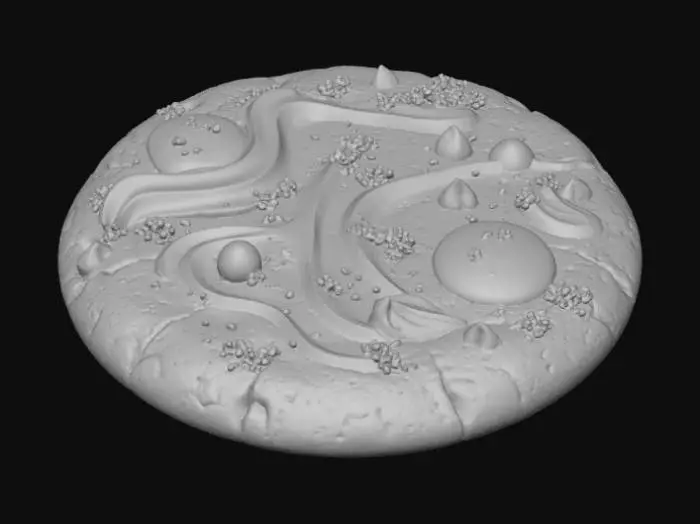 3D model for High detail, extravagant, abstract, cookie