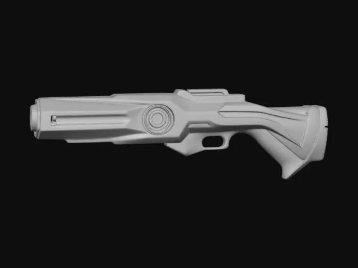 3D model for Abstract, energy weapon