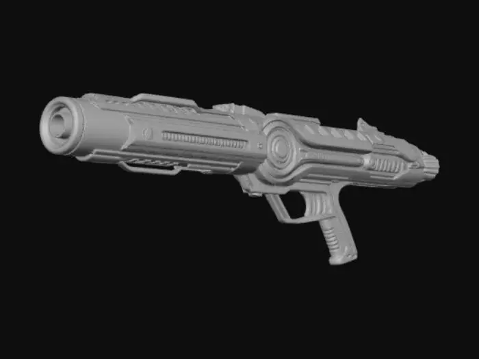 3D model for Abstract, energy weapon