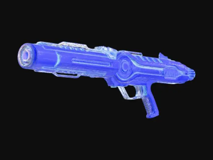 3D model for Abstract, energy weapon