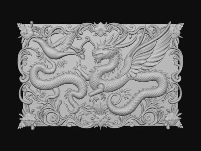 3D model for High detail, legendary, extravagant, wall art decoration.