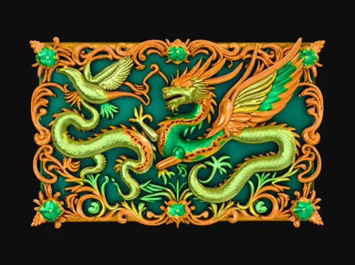 3D model for High detail, legendary, extravagant, wall art decoration.