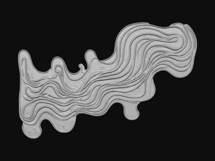 3D model for High detail, abstract, wall art