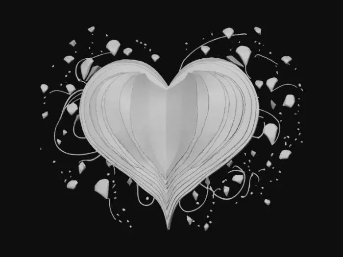 3D model for High detail, abstract, heart felt, "I'm Sorry"