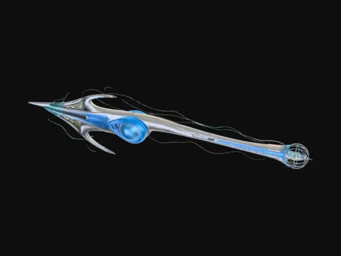 3D model for Abstract, energy weapon