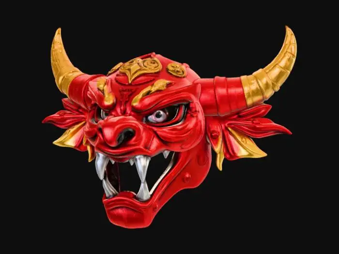 3D model for Oni Guardian Mask