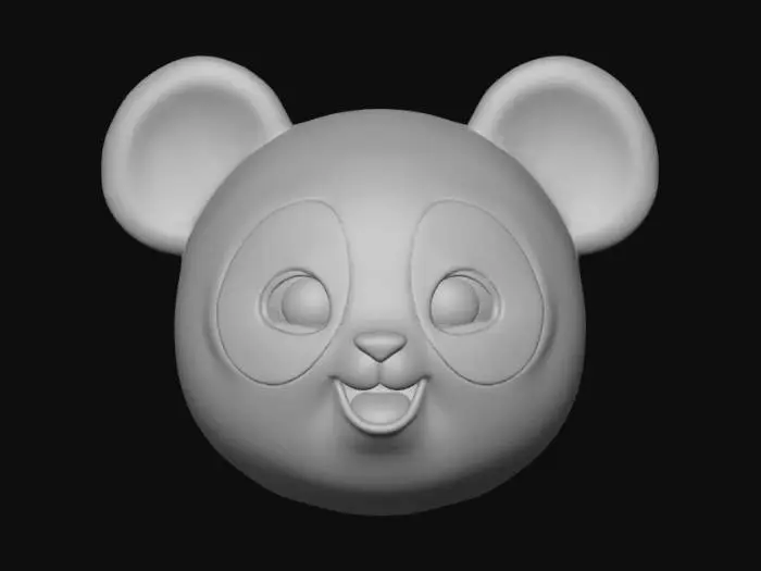 3D model for Panda Emoticon