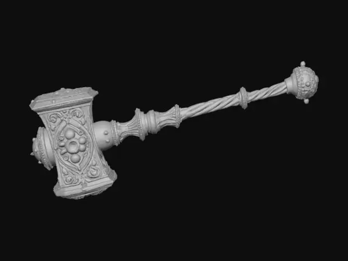 3D model for Extravagant, Anime, Extra Large Warhammer