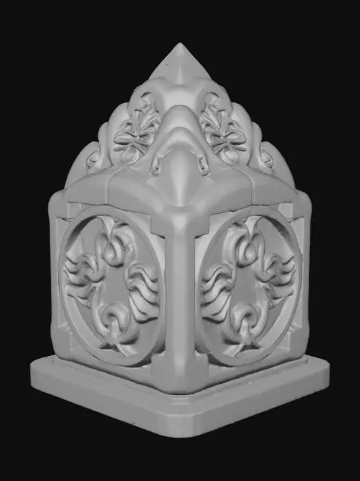 3D model for High detail, anime style, mana crystal, with high detail design.