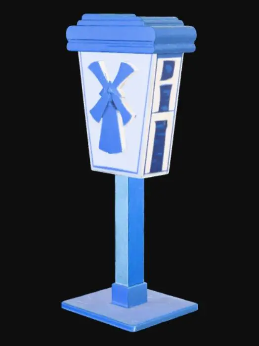 3D model for Dutch Bros Windmill Model