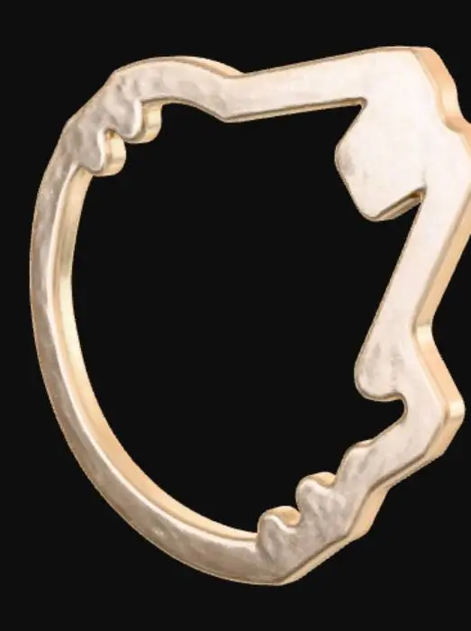 3D model for Spaceship Cookie Cutter