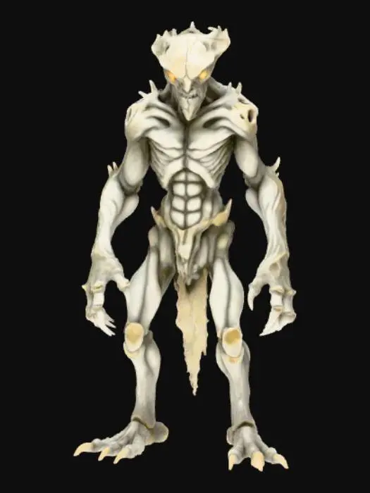 3D model for High detail, abstract, mythical golem.