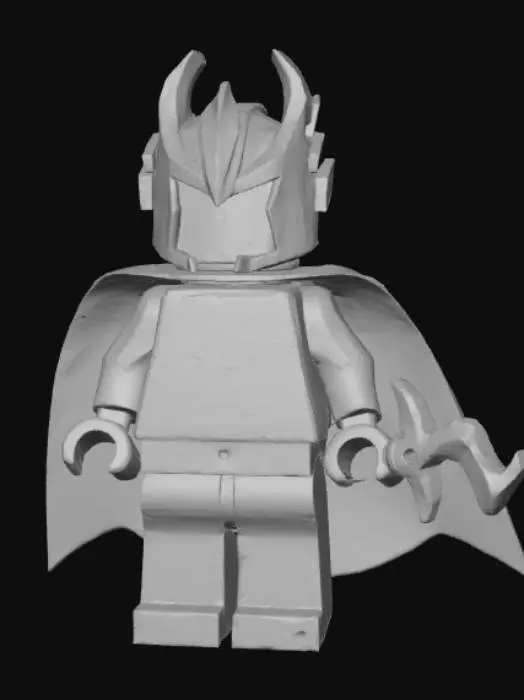 3D model for High detail, embossed, lego , #villain#