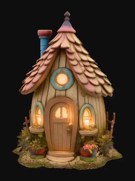3D model for High detail, trixie pixie house