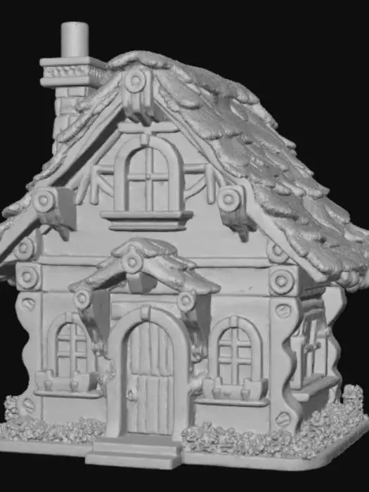 3D model for High detail, fantasy, miniature house
