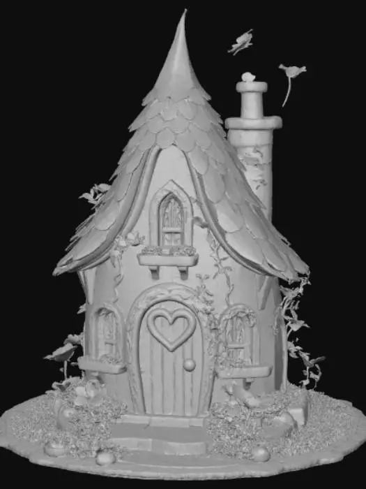 3D model for High detail, fairy house