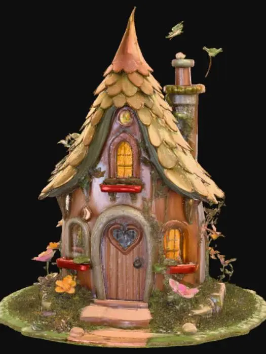 3D model for High detail, fairy house